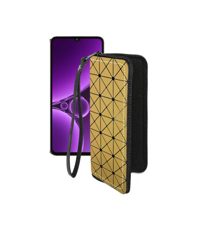 Чохол-гаманець з екошкіри для телефону Oukitel C59 Pro