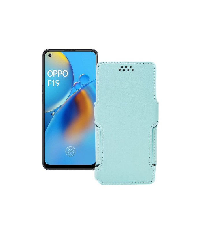 Чохол-книжка з екошкіри для телефону OPPO F19 Pro