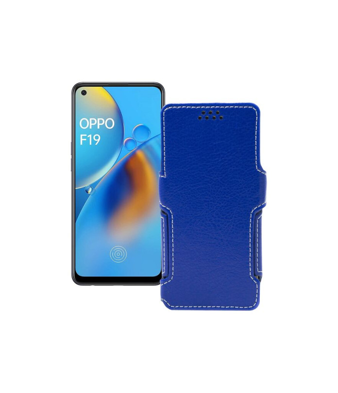 Чохол-книжка з екошкіри для телефону OPPO F19 Pro