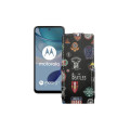 Чохол-флип з екошкіри для телефону Motorola Moto G53