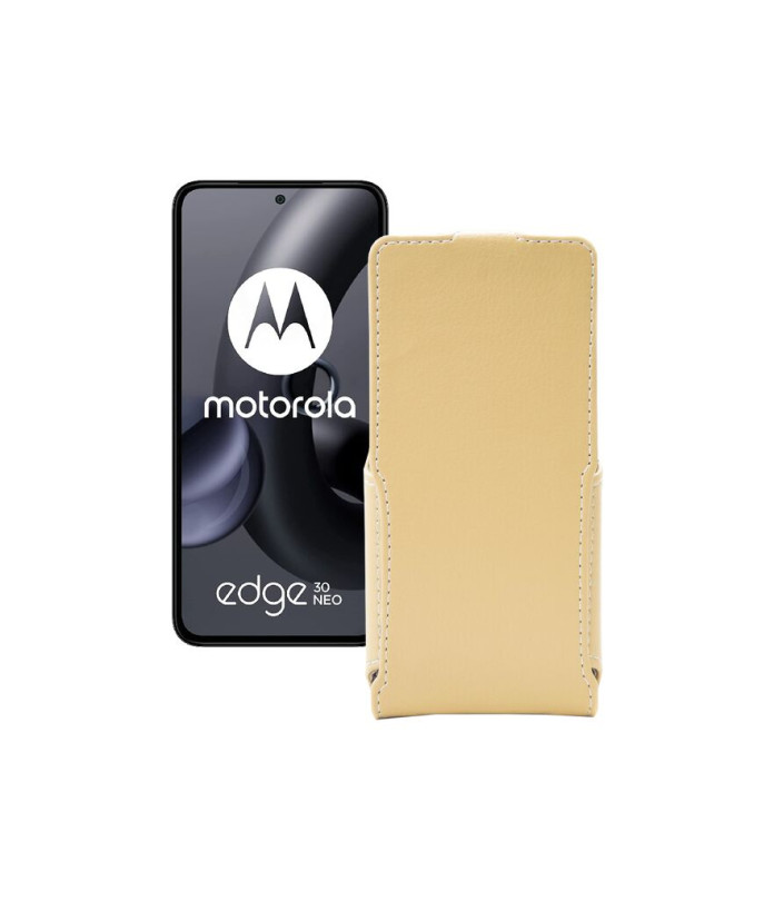 Чохол-флип з екошкіри для телефону Motorola Edge 30 Neo