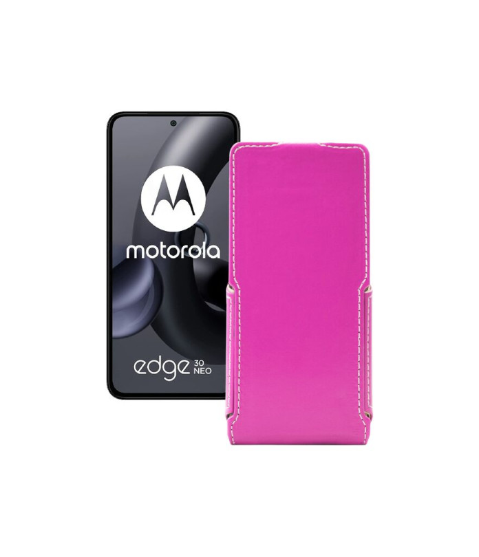 Чохол-флип з екошкіри для телефону Motorola Edge 30 Neo