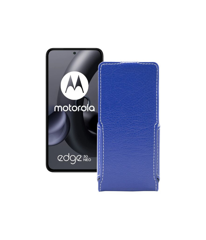 Чохол-флип з екошкіри для телефону Motorola Edge 30 Neo