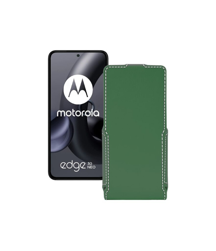 Чохол-флип з екошкіри для телефону Motorola Edge 30 Neo