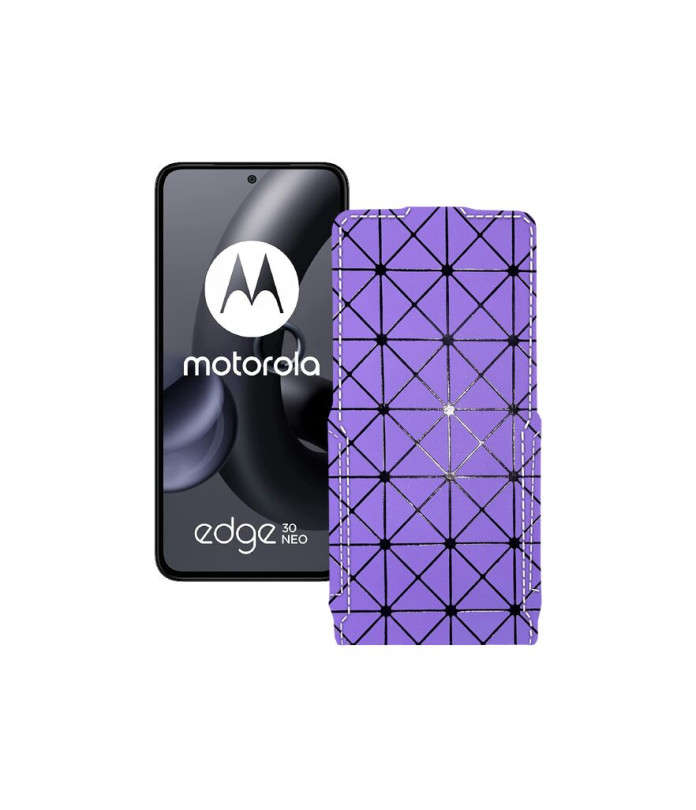 Чохол-флип з екошкіри для телефону Motorola Edge 30 Neo