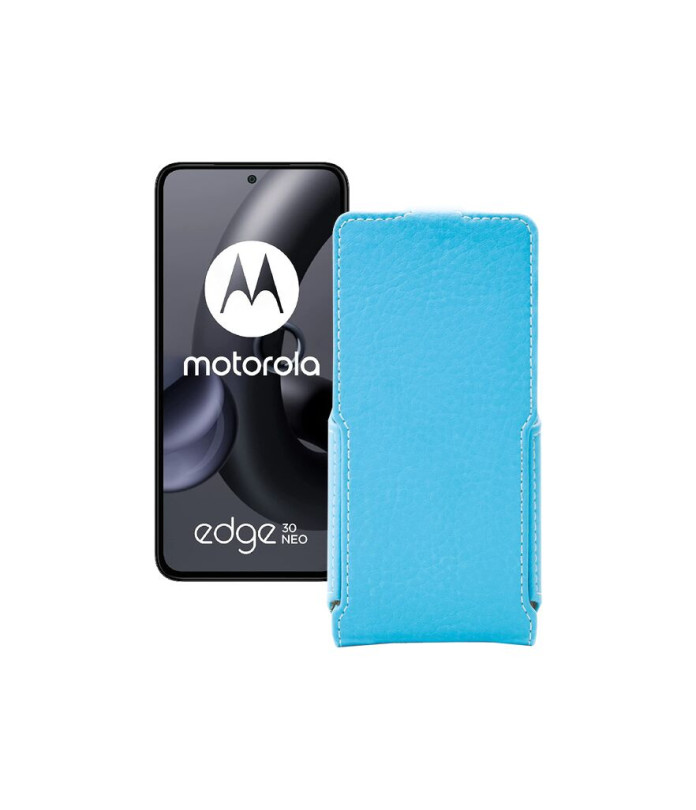 Чохол-флип з екошкіри для телефону Motorola Edge 30 Neo