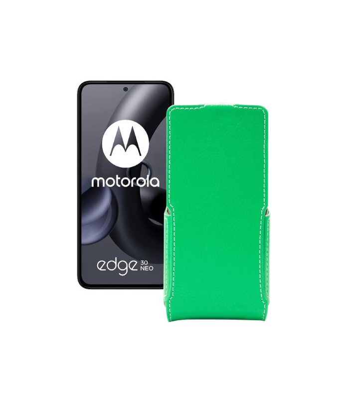 Чохол-флип з екошкіри для телефону Motorola Edge 30 Neo