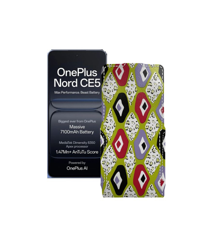 Чохол-флип з екошкіри для телефону OnePlus Nord CE5