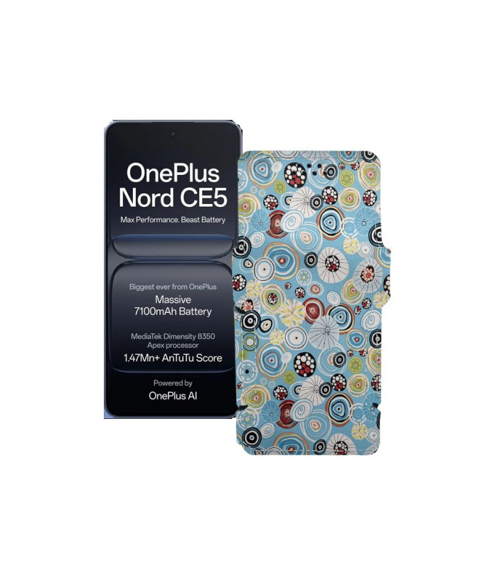 Чохол-книжка з екошкіри для телефону OnePlus Nord CE5