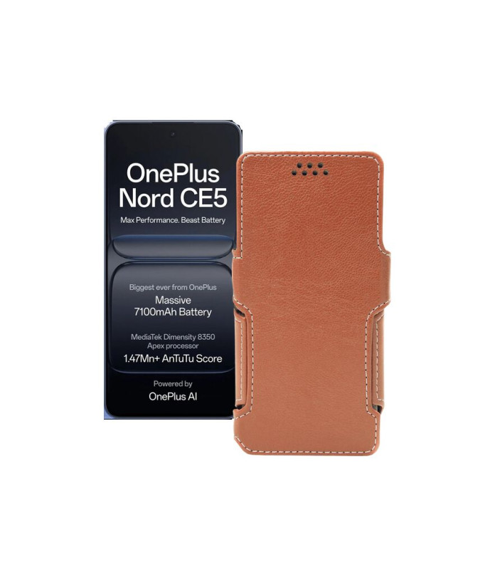 Чохол-книжка з екошкіри для телефону OnePlus Nord CE5