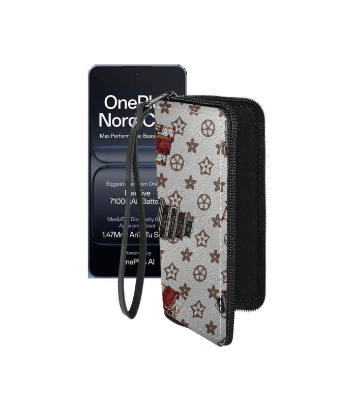 Чохол-гаманець з екошкіри для телефону OnePlus Nord CE5