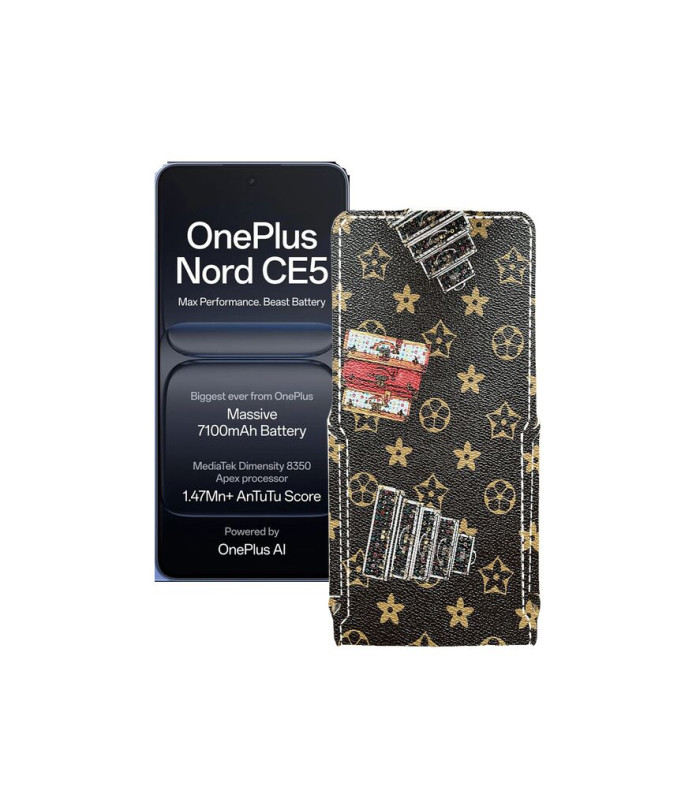 Чохол-флип з екошкіри для телефону OnePlus Nord CE5