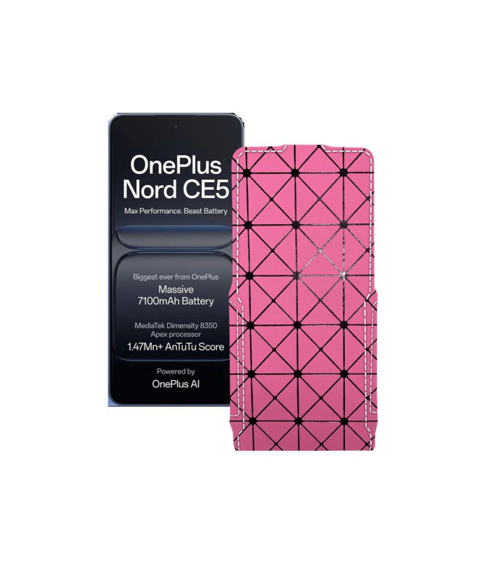 Чохол-флип з екошкіри для телефону OnePlus Nord CE5