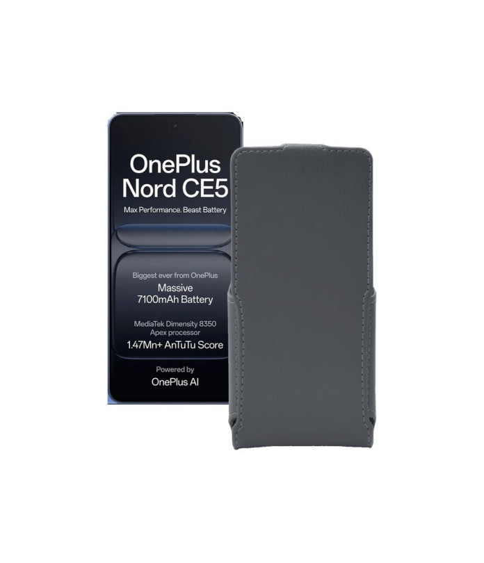 Чохол-флип з екошкіри для телефону OnePlus Nord CE5