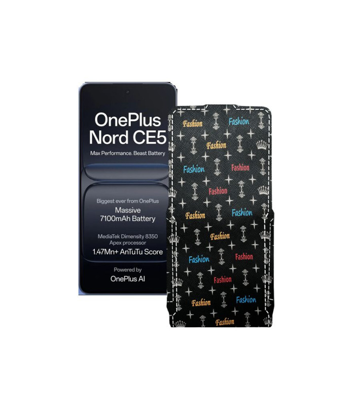 Чохол-флип з екошкіри для телефону OnePlus Nord CE5