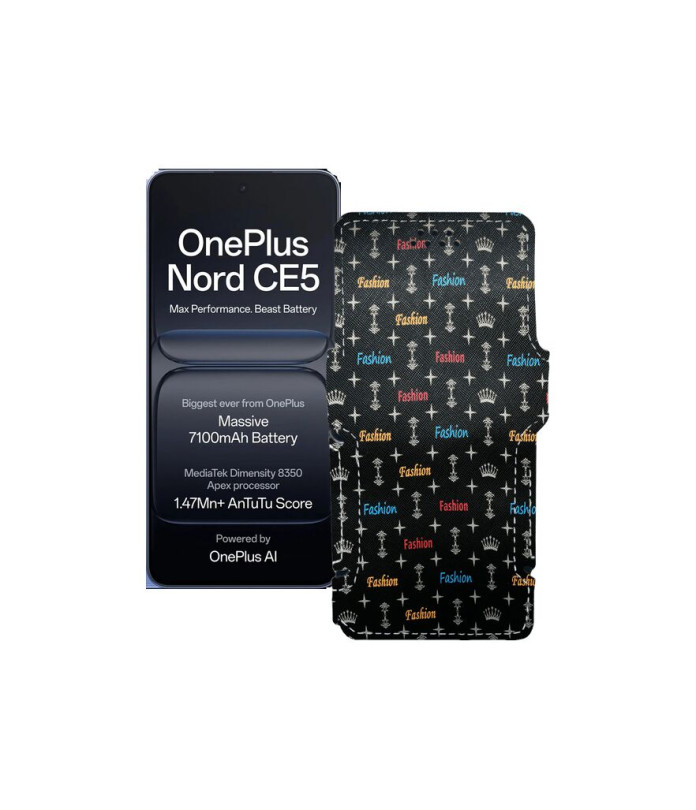 Чохол-книжка з екошкіри для телефону OnePlus Nord CE5