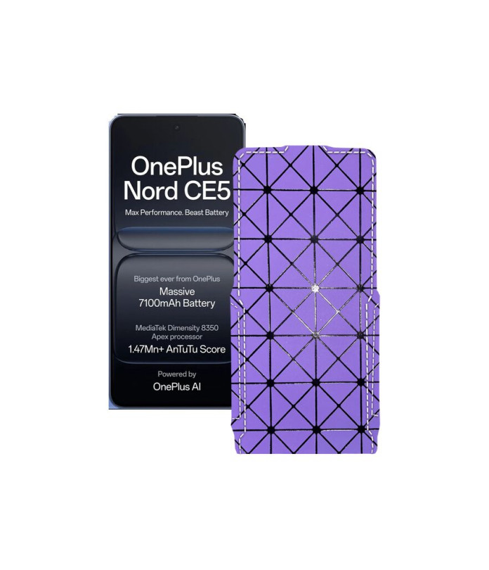 Чохол-флип з екошкіри для телефону OnePlus Nord CE5