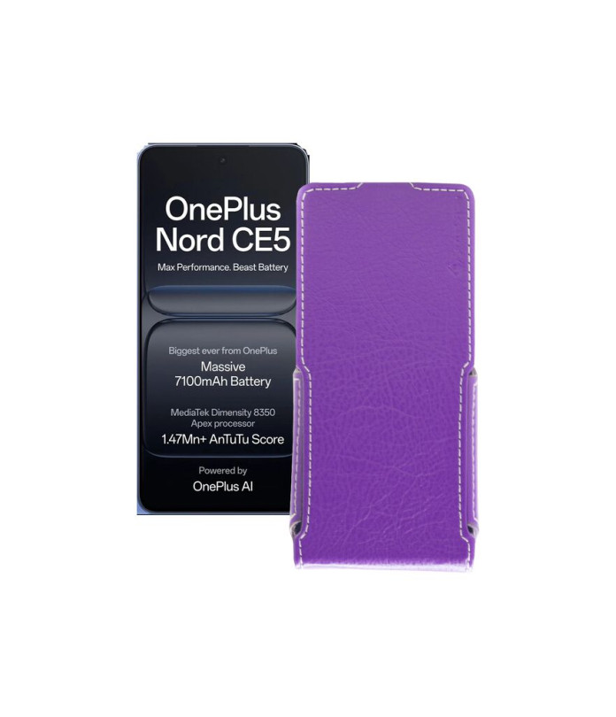 Чохол-флип з екошкіри для телефону OnePlus Nord CE5