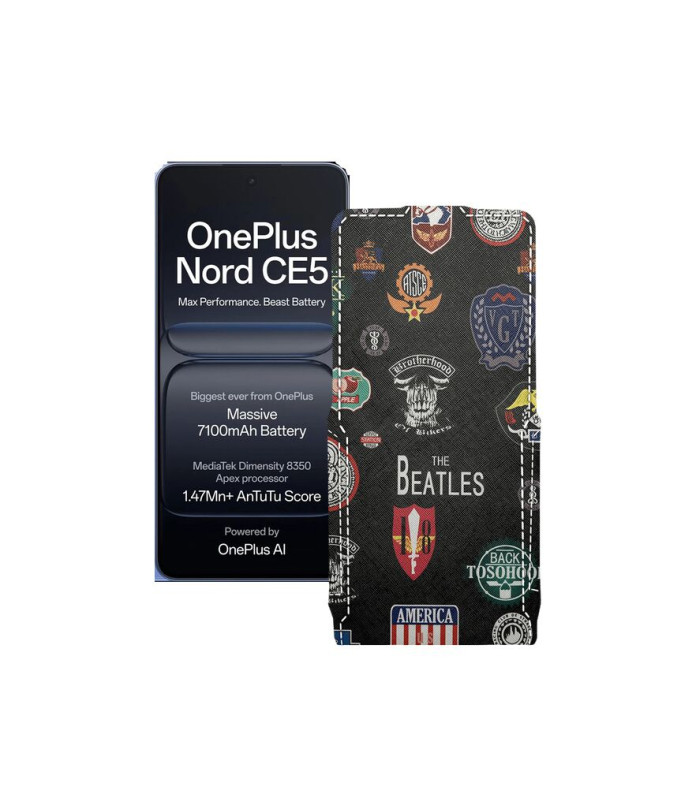 Чохол-флип з екошкіри для телефону OnePlus Nord CE5