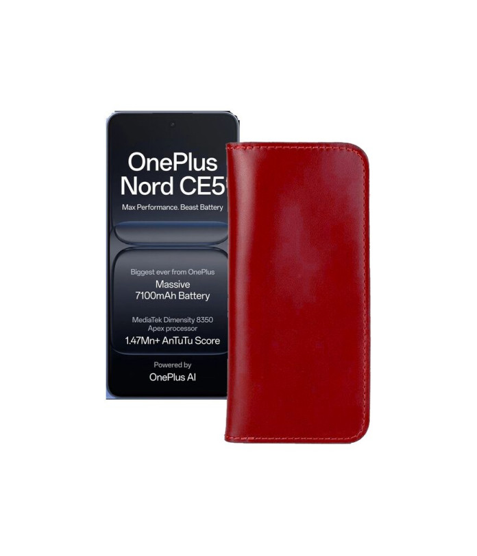 Портмоне з шкіри для телефону OnePlus Nord CE5