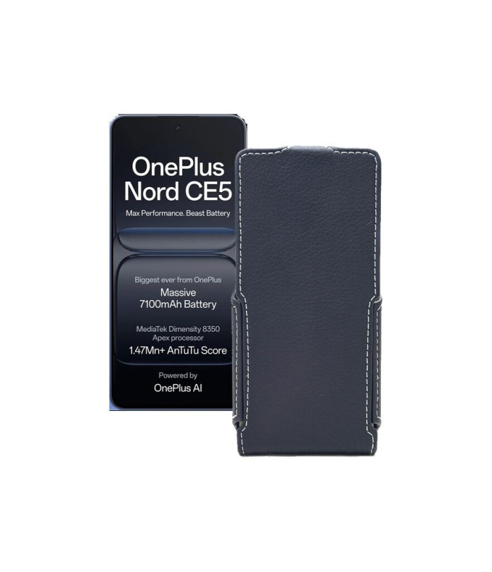Чохол-флип з екошкіри для телефону OnePlus Nord CE5