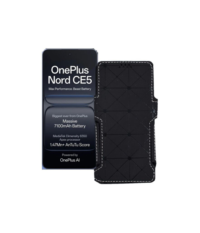 Чохол-книжка з екошкіри для телефону OnePlus Nord CE5