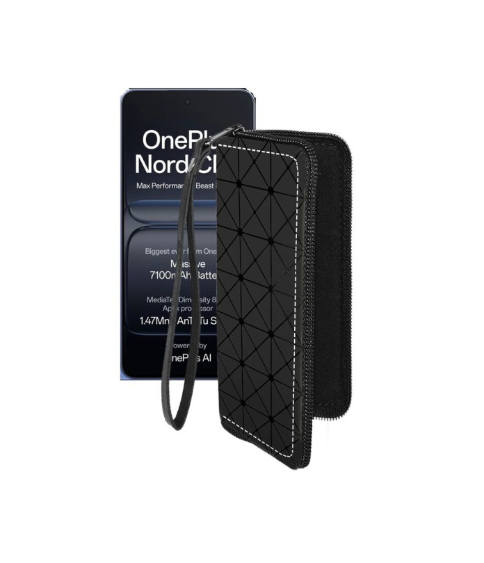 Чохол-гаманець з екошкіри для телефону OnePlus Nord CE5