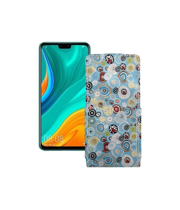 Чохол-флип з екошкіри для телефону Huawei Y8s