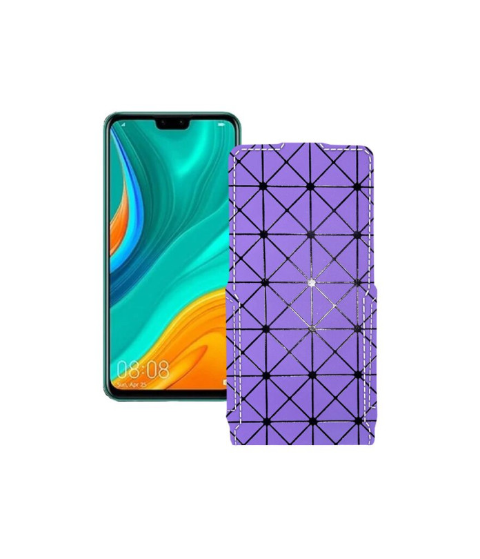 Чохол-флип з екошкіри для телефону Huawei Y8s