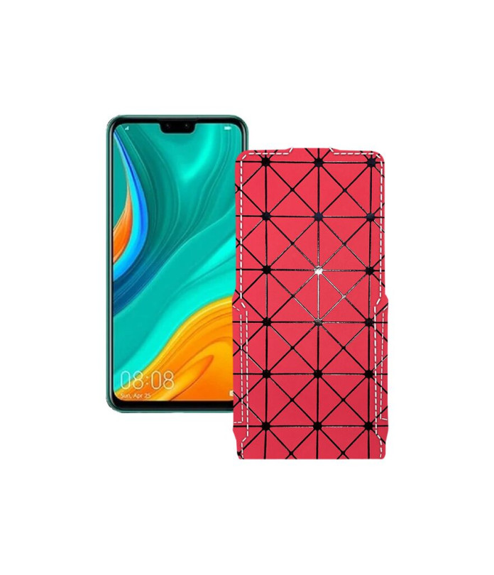 Чохол-флип з екошкіри для телефону Huawei Y8s