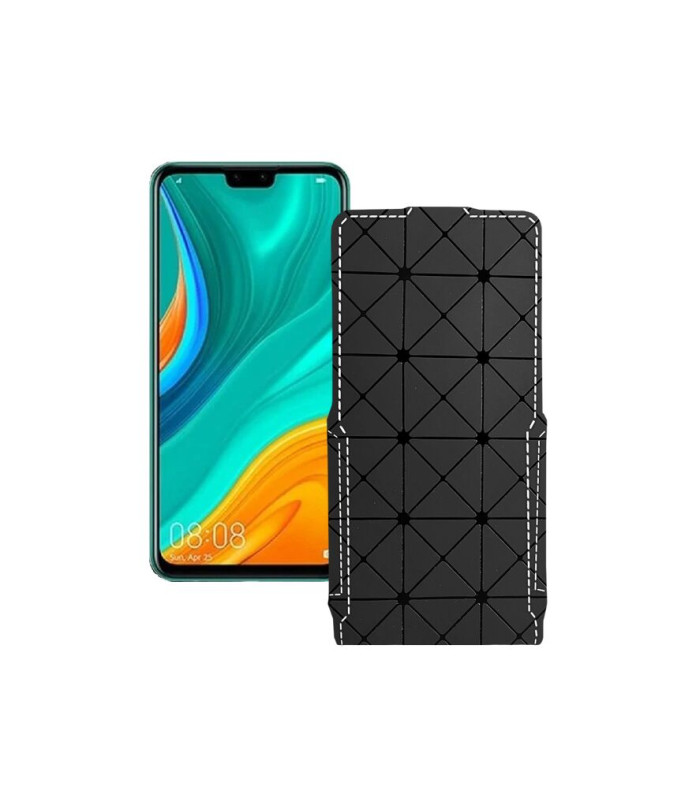 Чохол-флип з екошкіри для телефону Huawei Y8s