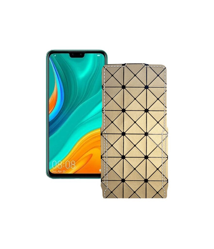 Чохол-флип з екошкіри для телефону Huawei Y8s