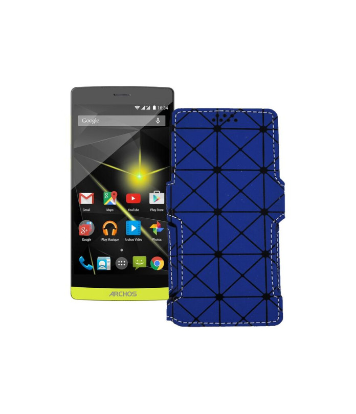 Чохол-книжка з екошкіри для телефону Archos 50 Diamond