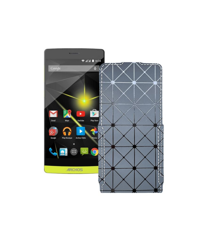 Чохол-флип з екошкіри для телефону Archos 50 Diamond