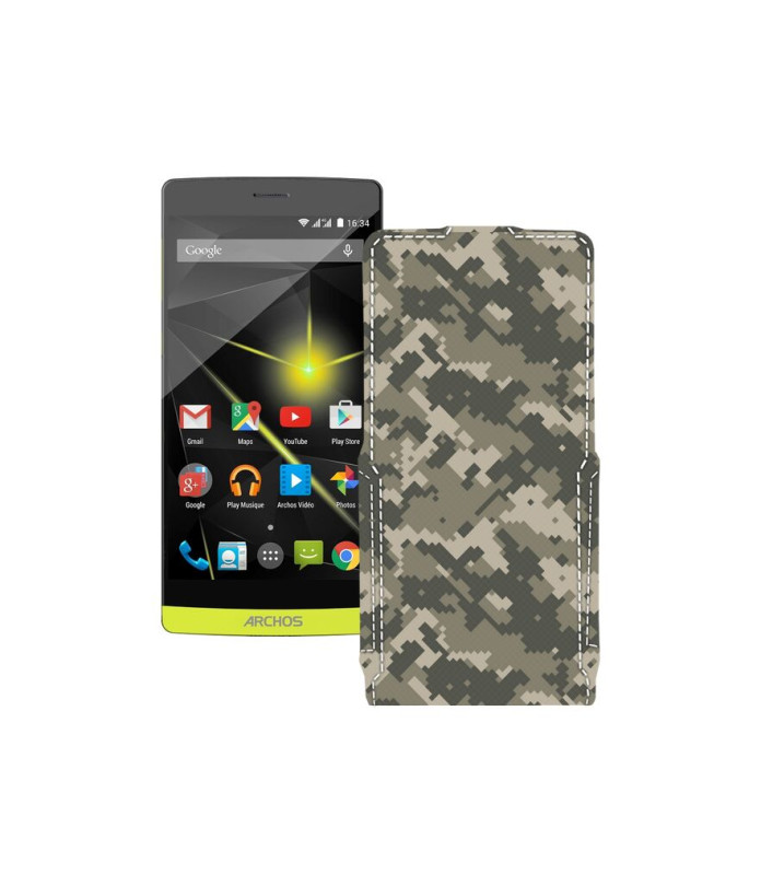 Чохол-флип з екошкіри для телефону Archos 50 Diamond