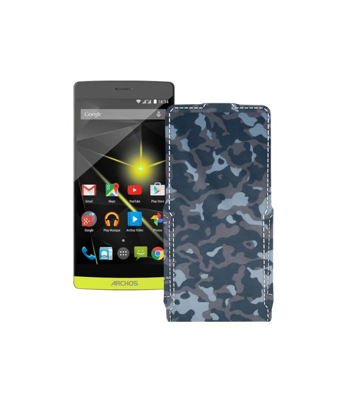 Чохол-флип з екошкіри для телефону Archos 50 Diamond