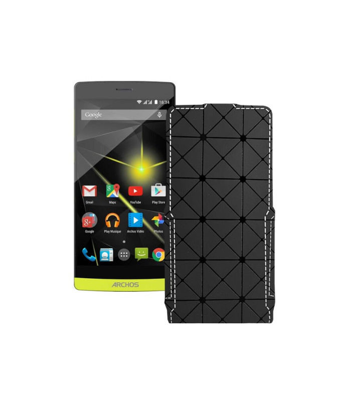 Чохол-флип з екошкіри для телефону Archos 50 Diamond