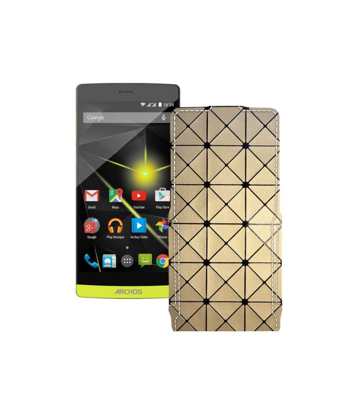 Чохол-флип з екошкіри для телефону Archos 50 Diamond