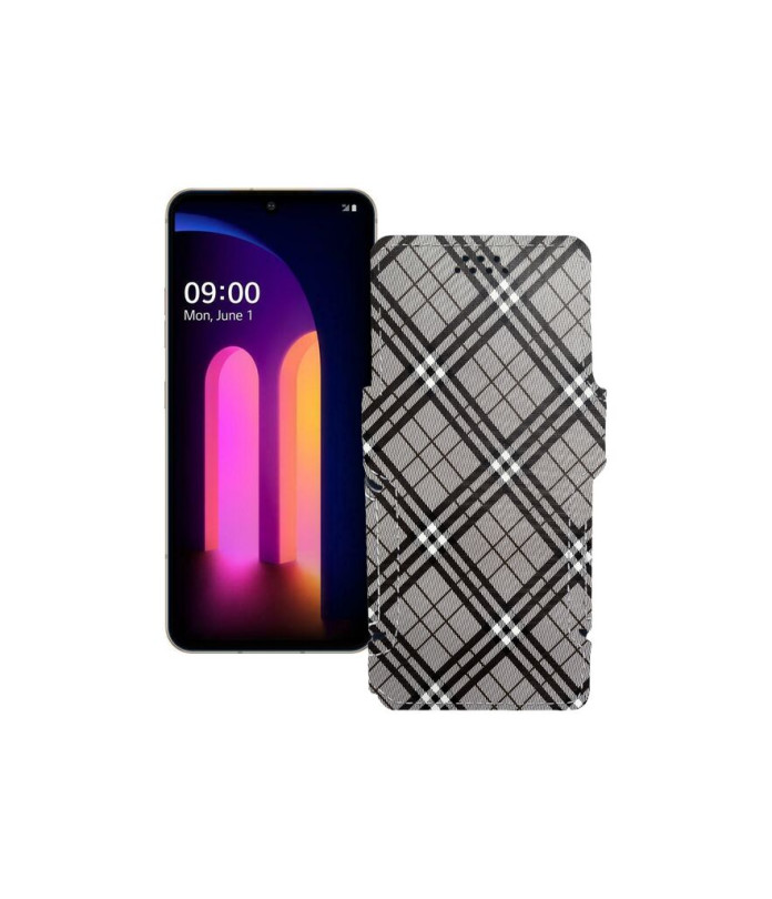 Чохол-книжка з екошкіри для телефону LG V60 ThinQ