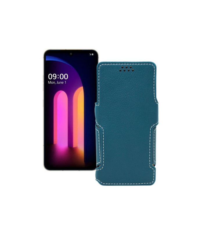 Чохол-книжка з екошкіри для телефону LG V60 ThinQ