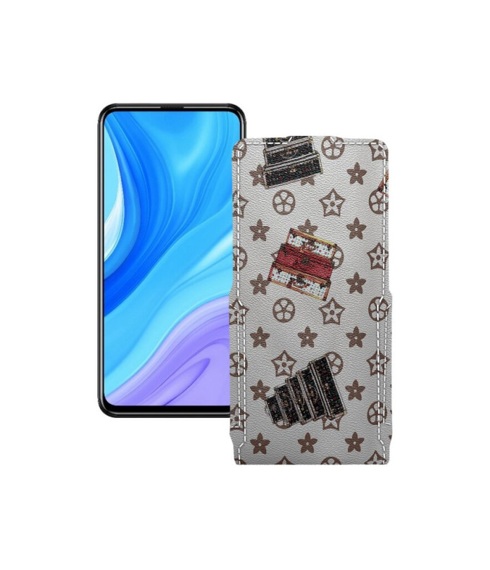 Чохол-флип з екошкіри для телефону Huawei P Smart Pro