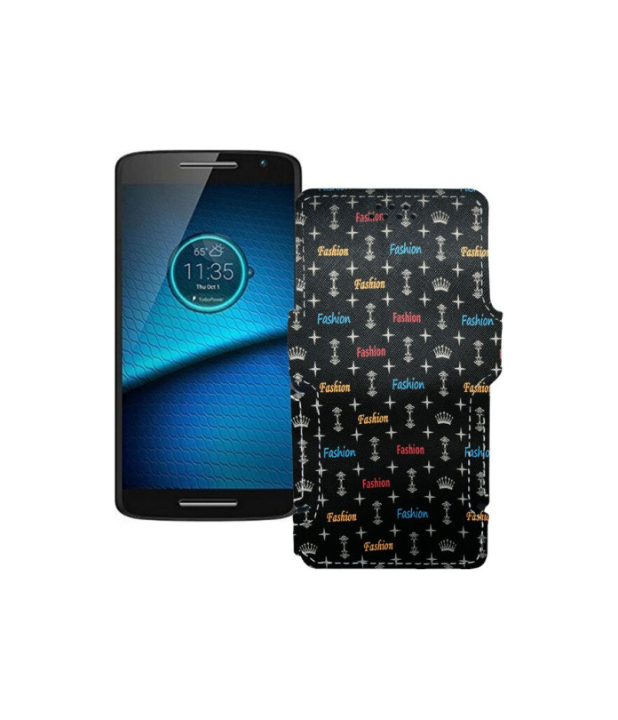 Чохол-книжка з екошкіри для телефону Motorola Droid Maxx 2