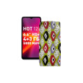 Чохол-флип з екошкіри для телефону Infinix Hot 12i