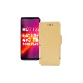 Чохол-книжка з екошкіри для телефону Infinix Hot 12i