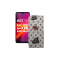 Чохол-флип з екошкіри для телефону Infinix Hot 12i