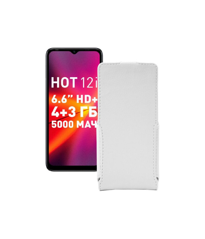 Чохол-флип з екошкіри для телефону Infinix Hot 12i