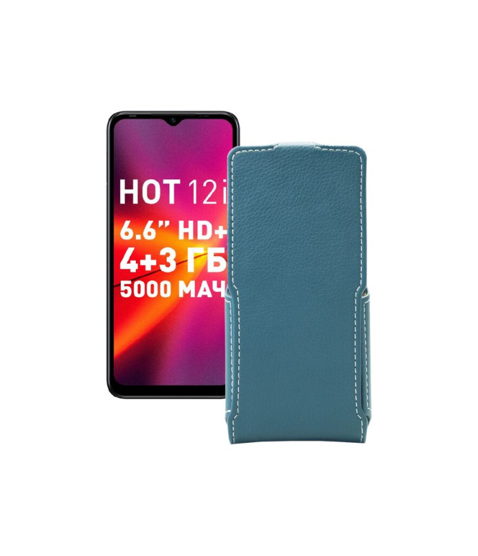 Чохол-флип з екошкіри для телефону Infinix Hot 12i