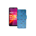 Чохол-книжка з екошкіри для телефону Infinix Hot 12i