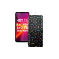 Чохол-флип з екошкіри для телефону Infinix Hot 12i