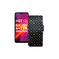 Чохол-книжка з екошкіри для телефону Infinix Hot 12i